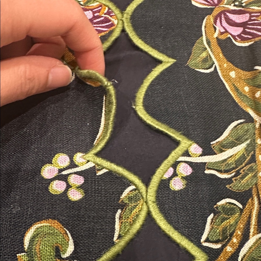 Black Ravenala Short Sleeve Maxi Dress Farm Rio - Picture 6 of 6